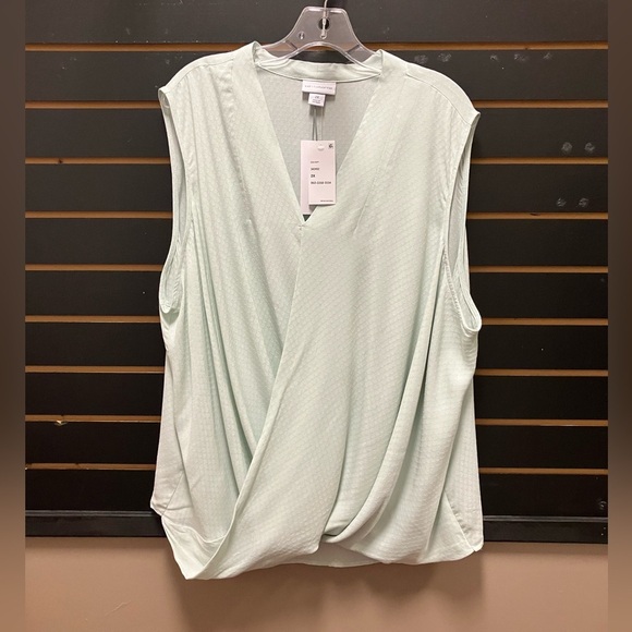 Liz Claiborne Green Wrap Blouse - Picture 1 of 3